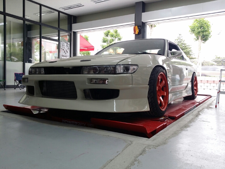 [180sx] RPS13 드리프트차량 휠얼라이먼트