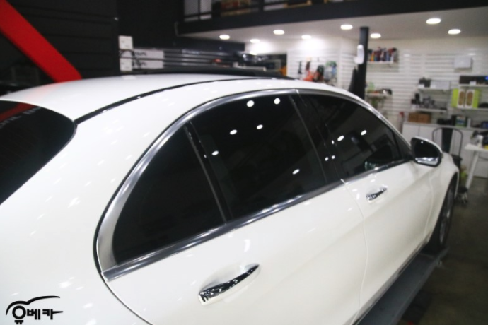 [금천 유베카] 벤츠 C220D 스파이 K7W 세단 측후면시공