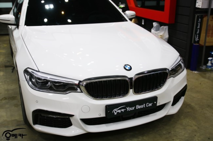 [금천 유베카] BMW520D 스파이 K5W 세단 측후면시공